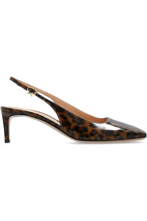 Gianvito Rossi Pumps Christina Sling con stampa 55mm