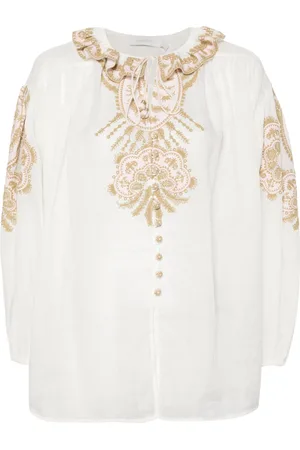 ZIMMERMANN Blusa con ricamo Waverly