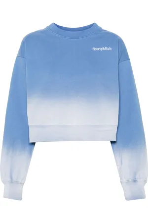 Sporty & Rich Felpa crop con ricamo