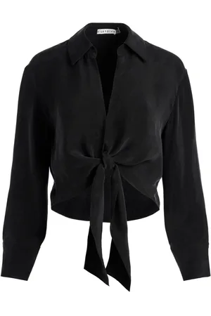 ALICE+OLIVIA Blusa Hannon con nodo