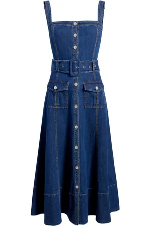 Cinq A Sept Abito Vega midi denim