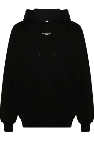 Drôle de Monsieur Felpa La Hoodie Slogan con cappuccio