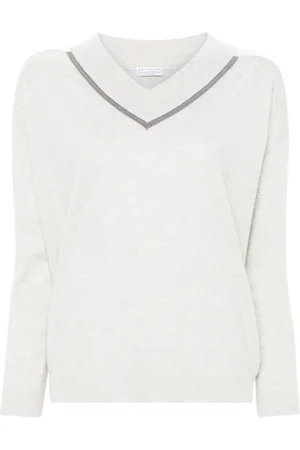 Brunello Cucinelli Maglione con scollo a V
