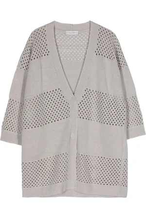 LE TRICOT PERUGIA Cardigan traforato