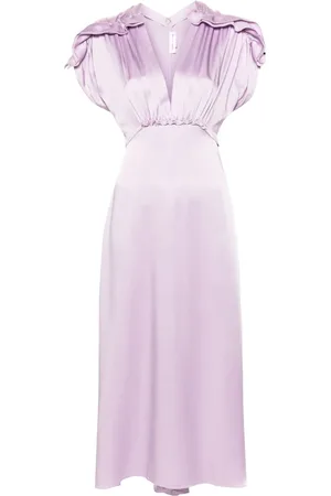 Victoria Beckham Abito midi con ruches
