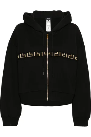 VERSACE Felpa con dettaglio Greca