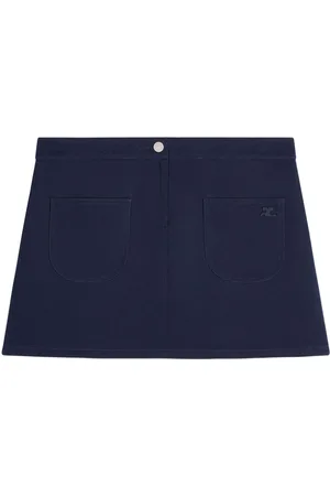 Courrèges Minigonna con applicazione