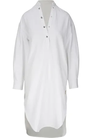 Khaite Chemisier midi denim Seffi