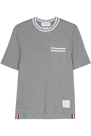 Thom Browne T-shirt con lavorazione pointelle