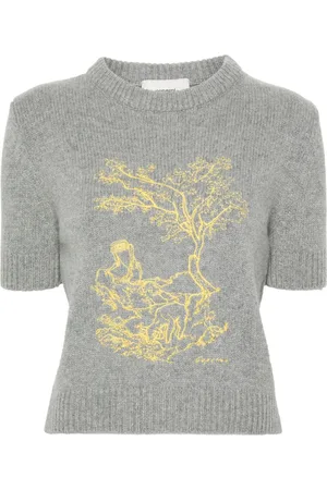 COPERNI Maglione crop con ricamo