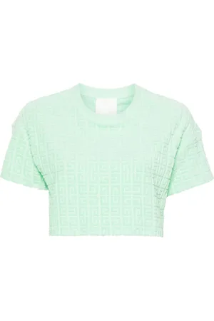 Givenchy T-shirt crop con motivo 4G