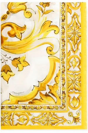 Dolce & Gabbana Foulard con stampa maioliche