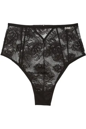 FLEUR DU MAL Slip Bouquet in pizzo