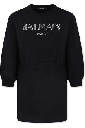 Balmain Abito modello felpa con ricamo