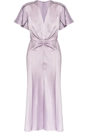 Victoria Beckham Abito midi con ruches