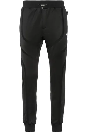 Philipp Plein Pantaloni sportivi con placca logo