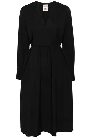SEMICOUTURE Abito midi Sofia con pieghe