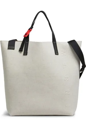 Marni Borsa tote con logo goffrato