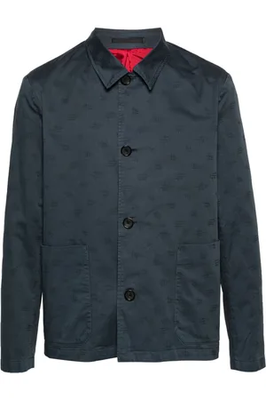 Paul Smith Giacca-camicia con effetto jacquard