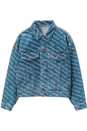 Alexander Wang Giacca denim con stampa