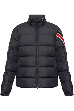 Moncler Piumino a righe con applicazione