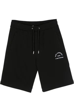 Karl Lagerfeld Shorts sportivi con ricamo