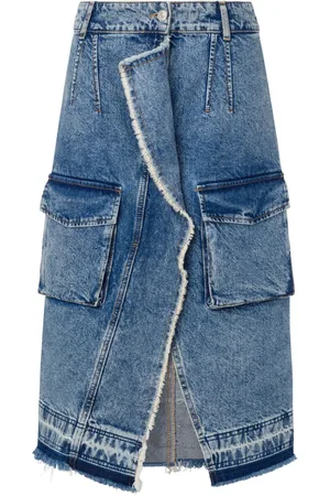 Moschino Gonna denim asimmetrica