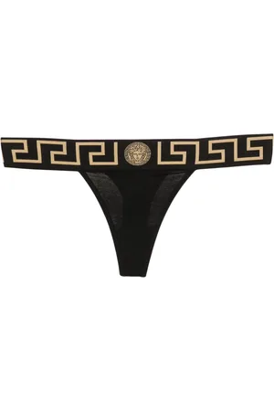 VERSACE Perizoma con bordo Chiave Greca