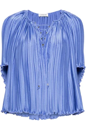 Lanvin Blusa plissettata