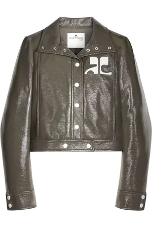 Courrèges Giacca Reedition Vinyl con applicazione