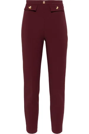 Elisabetta Franchi Pantaloni dritti con logo