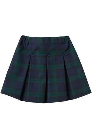 Familiar Minigonna tartan plissettata