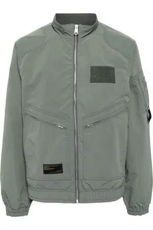 Izzue Giacca stile militare con applicazione