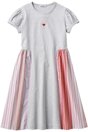 Familiar Abito midi con motivo a cuore