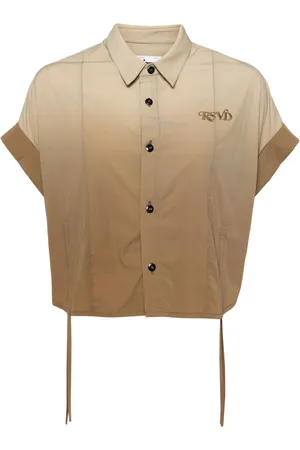 Izzue Camicia crop effetto sfumato