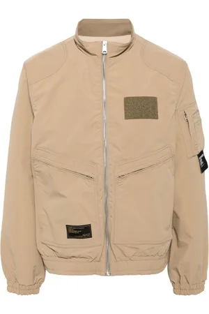 Izzue Giacca stile militare con applicazione