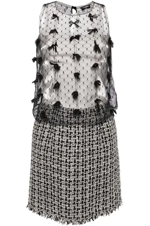 CHANEL Abito corto a strati anni 2000