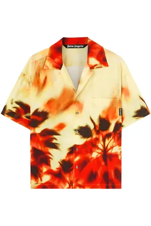 Palm Angels Camicia con motivo astratto