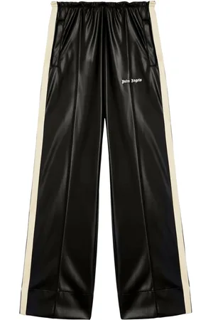 Palm Angels Pantaloni sportivi a gamba ampia con ricamo