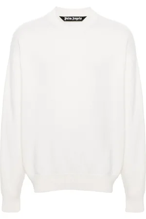Palm Angels Maglione girocollo con monogramma