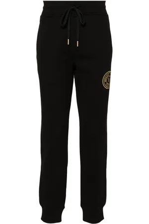 VERSACE Pantaloni sportivi con ricamo