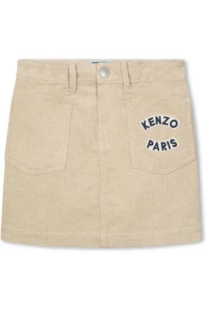 Kenzo Gonna a coste con applicazione