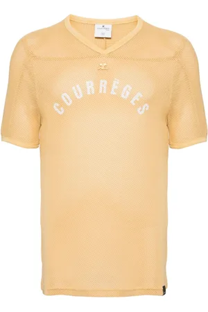 Courrèges T-shirt con scollo a V