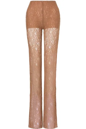 Serafini Pantaloni semi trasparenti