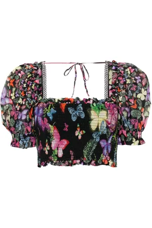 CHARO RUIZ IBIZA Blusa Lirio con stampa