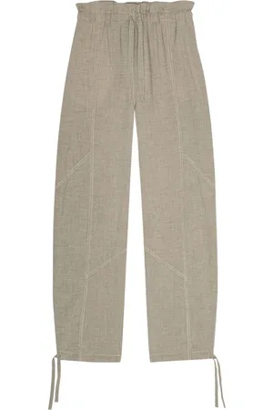 Ganni Pantaloni con vita elasticizzata