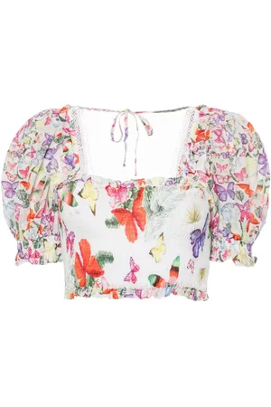 CHARO RUIZ IBIZA Blusa Lirio con stampa