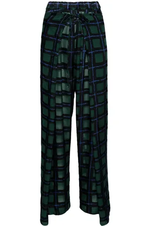 HENRIK VIBSKOV Pantaloni dritti a quadri