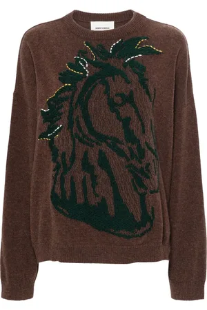 HENRIK VIBSKOV Maglione Horse Head jacquard