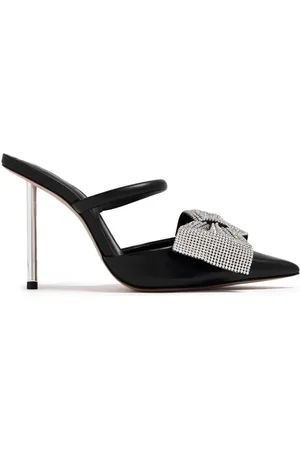 Schutz Mules Mila con fiocco 100mm